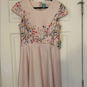 CeCe Light Pink Dress with Blue Logo Tag